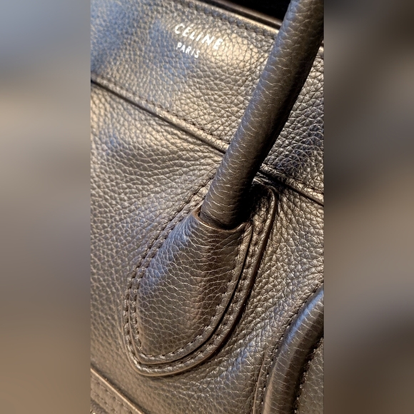 Celine Black Leather Tote Bag - Picture 5 of 16